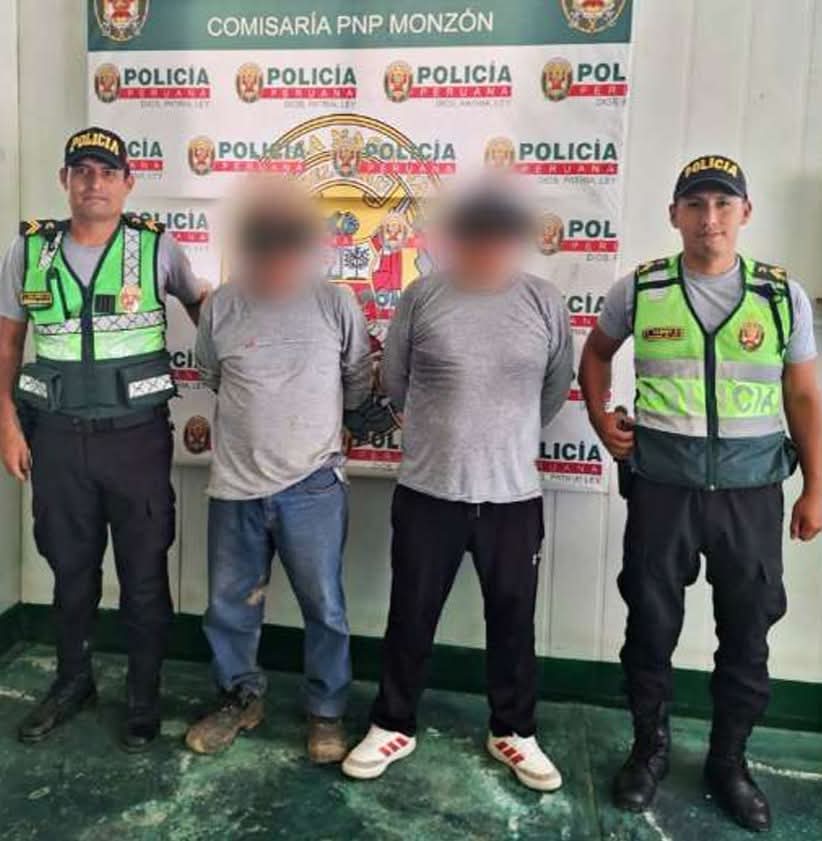 Intervienen a dos personas por presunta minería ilegal en Monzón
