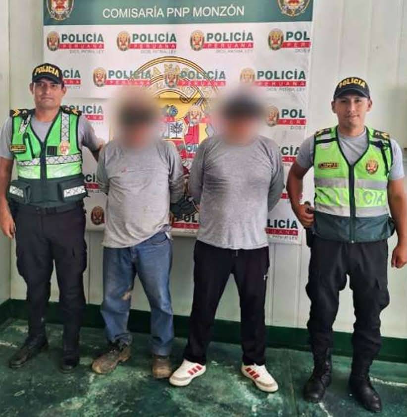 Intervienen a dos personas por presunta minería ilegal en Monzón