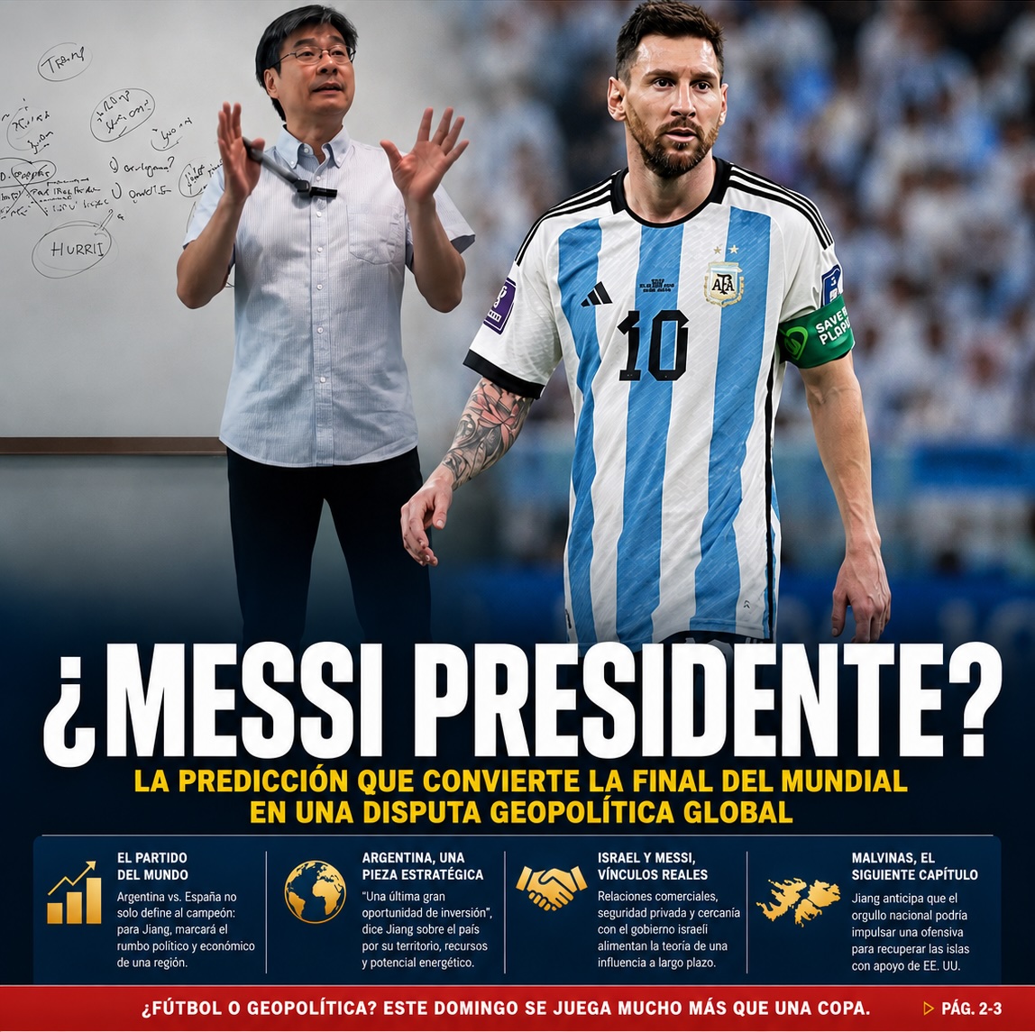 ¿Messi presidente de Argentina? La predicción que convierte la final del Mundial en una disputa geopolítica ¿Messi presidente de Argentina? La predicción que convierte la final del Mundial en una disputa geopolítica