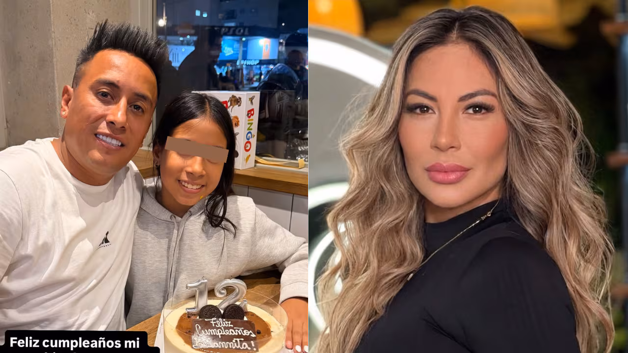 Christian Cueva reaparece con torta en cumpleaños de su hija tras reclamo de Pamela López