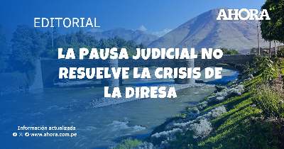 La pausa judicial no resuelve la crisis de la Diresa