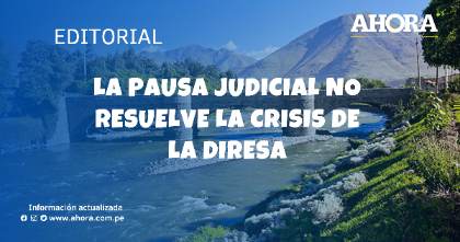 La pausa judicial no resuelve la crisis de la Diresa