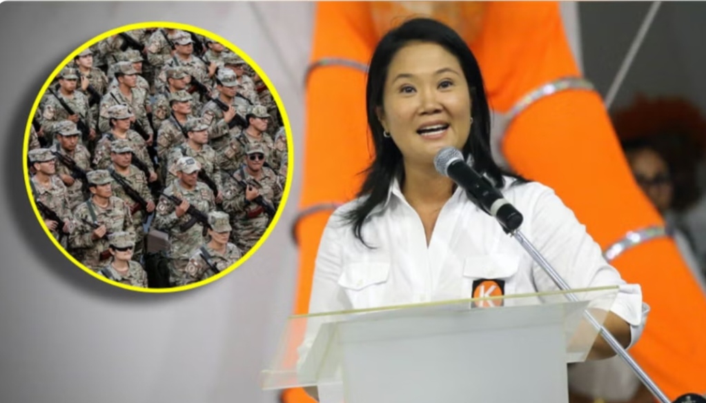 Keiko Fujimori plantea rastrillajes militares y cambios en normas penales