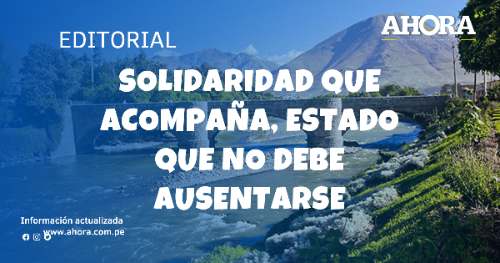 Solidaridad que acompaña, Estado que no debe ausentarse
