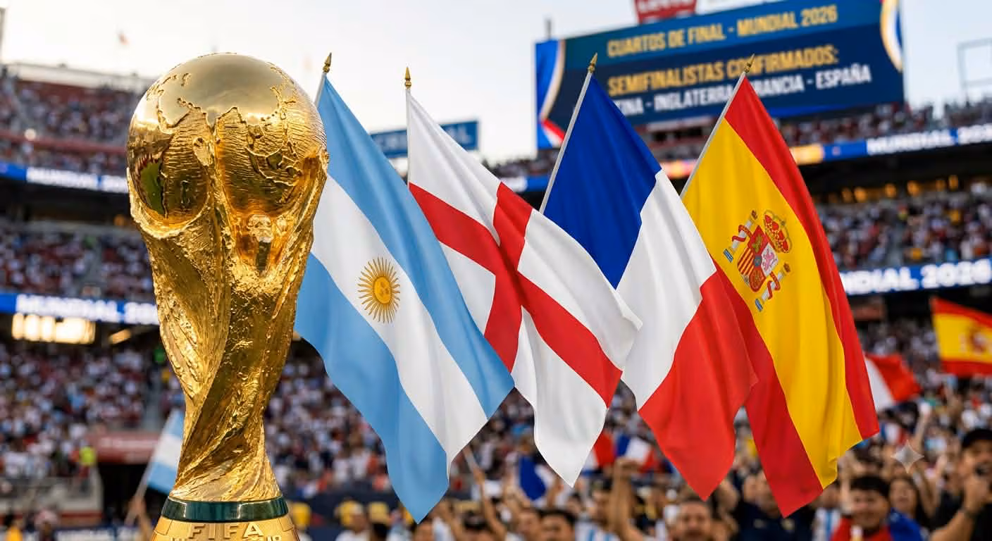 América TV transmitirá las semifinales del Mundial 2026: Argentina vs Inglaterra y Francia vs España