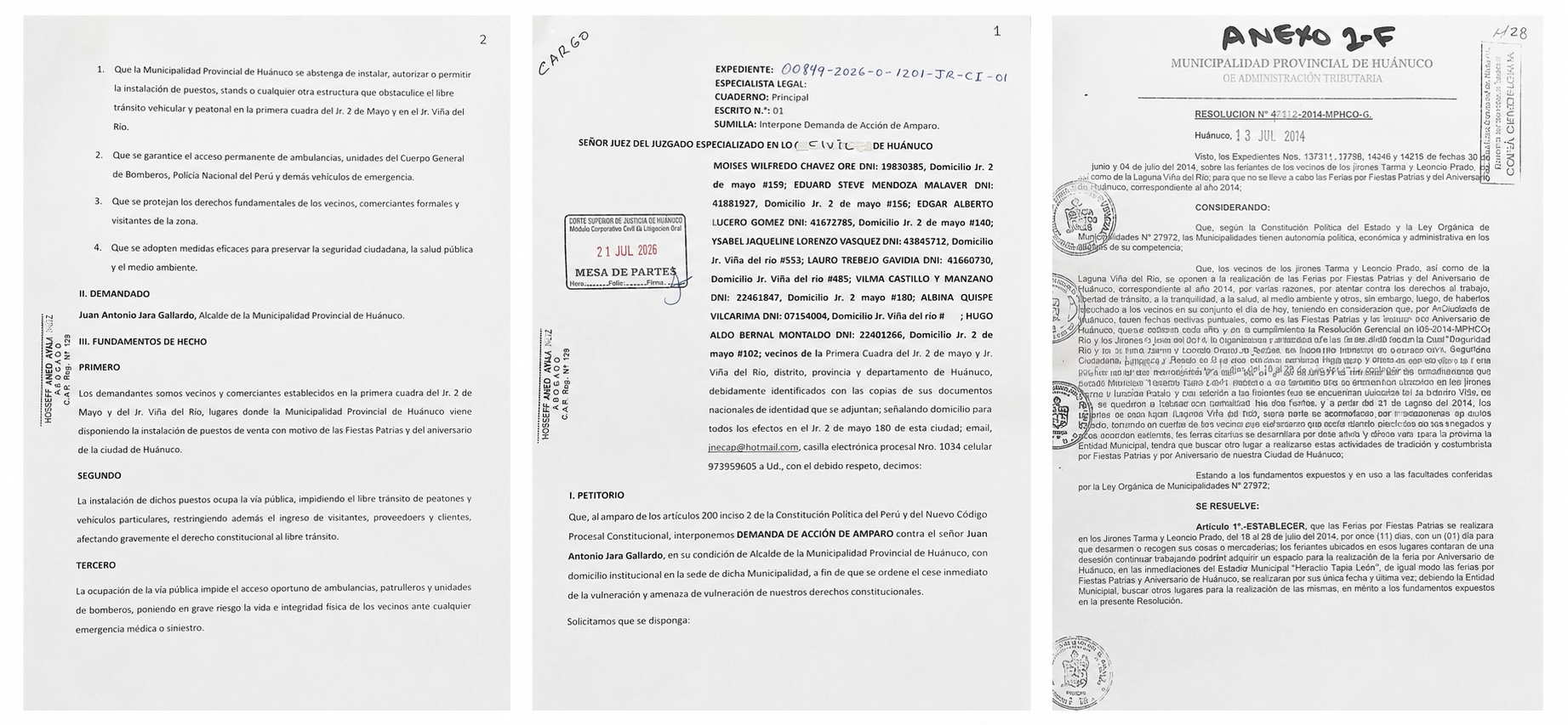 Nueva acción de amparo: Vecinos llevan a la justicia la disputa por la feria en Viña del Río