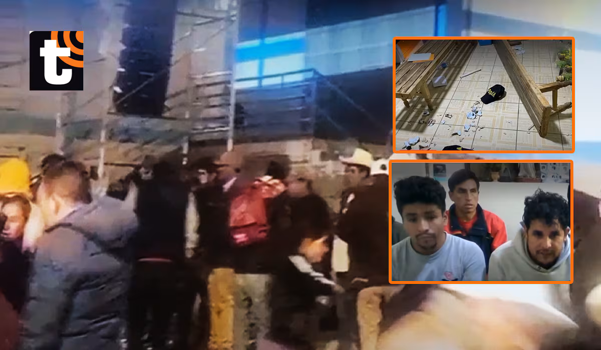 Cien personas invaden comisaría en Cajamarca y liberan a detenidos por minería ilegal