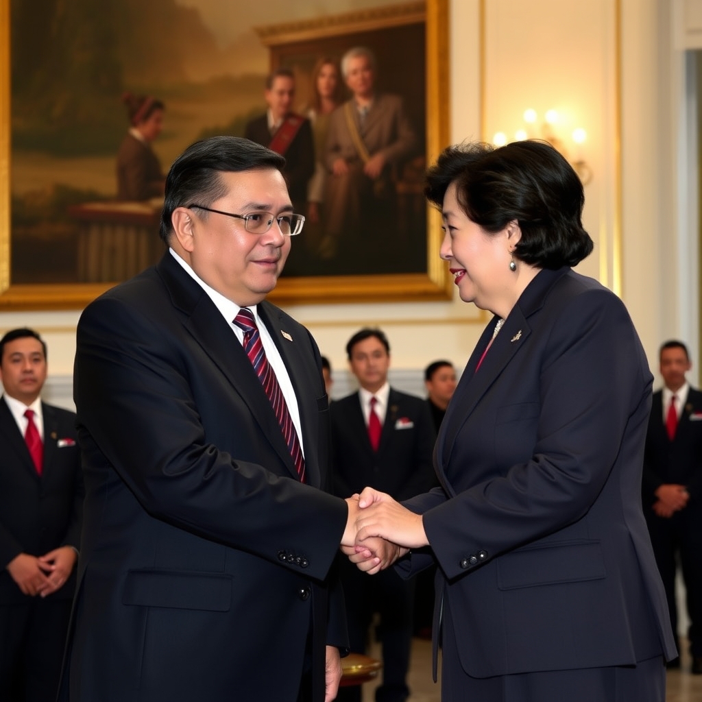 Presidente Balcázar recibe a Keiko Fujimori en Palacio de Gobierno para reunión de transferencia