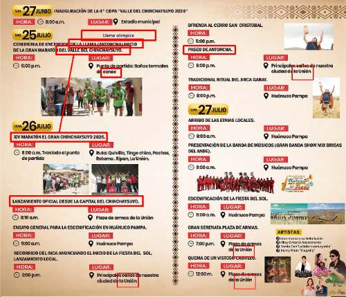 Programa de Semana Turística de Dos de Mayo desata críticas por errores de edición