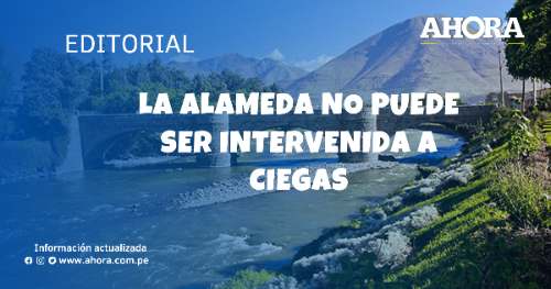 La Alameda no puede ser intervenida a ciegas