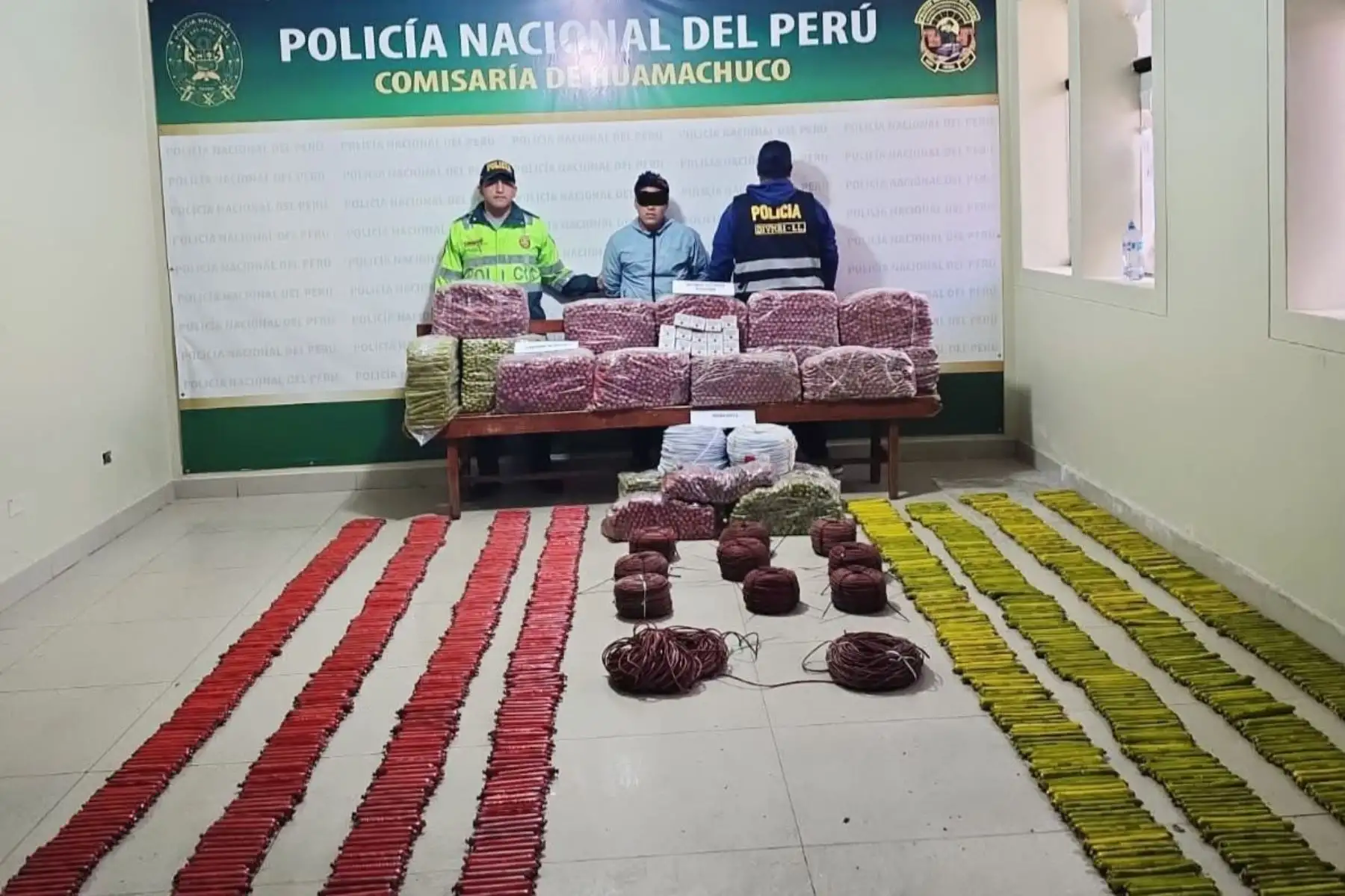 La Libertad: Policía desarticula banda Los Elegantes de Quiruvilca II e incauta más de 5 mil explosivos