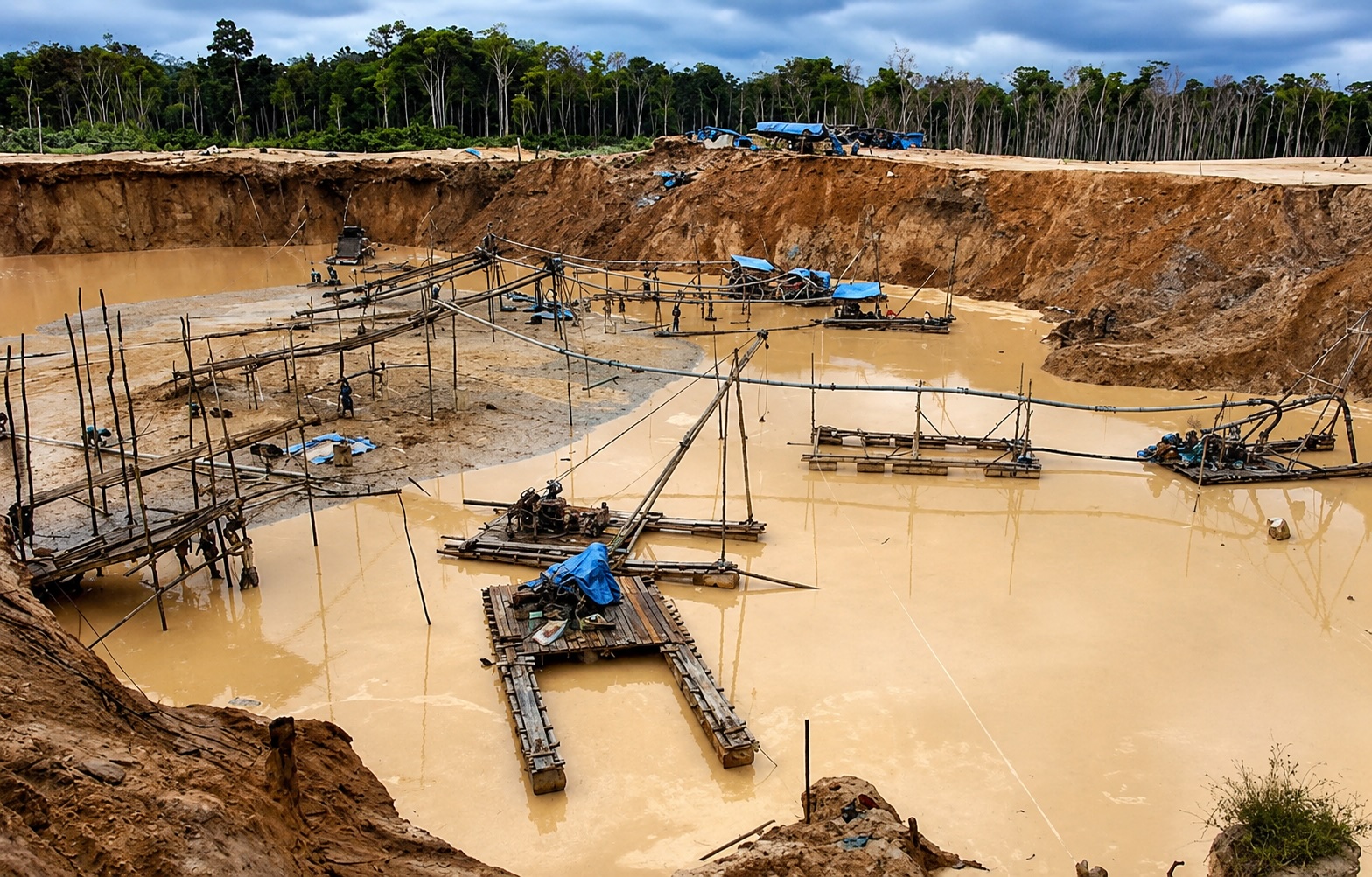 Daisy Heidinger alerta que minería legal e ilegal está destruyendo Puerto Inca