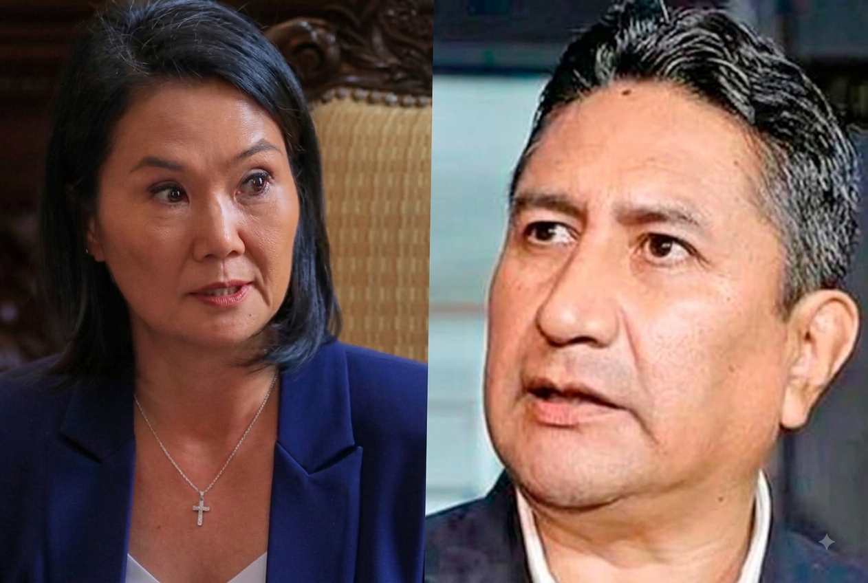 Keiko Fujimori cuestiona a Vladimir Cerrón por no enfrentar a la justicia