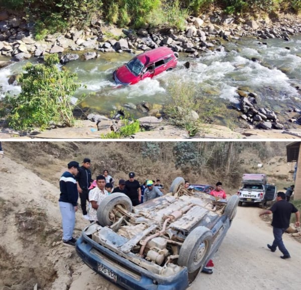 Dos accidentes en una tarde alarman a conductores de la carretera Huánuco–La Unión