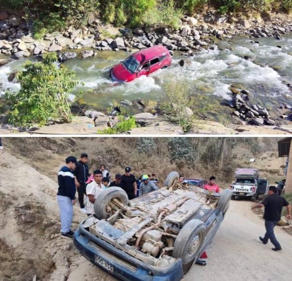Dos accidentes en una tarde alarman a conductores de la carretera Huánuco–La Unión
