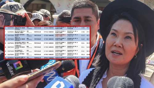 Registro de Palacio atribuye reuniones a Keiko Fujimori cuando estaba en Junín