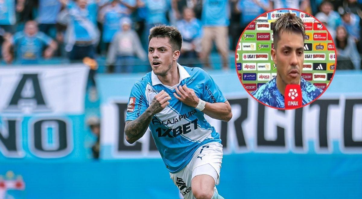 Santiago González anotó en el triunfo de Sporting Cristal y dedicó el gol al esfuerzo