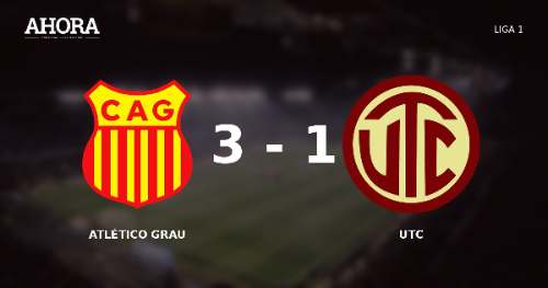 Atlético Grau superó 3-1 a UTC por la Liga 1 en Piura