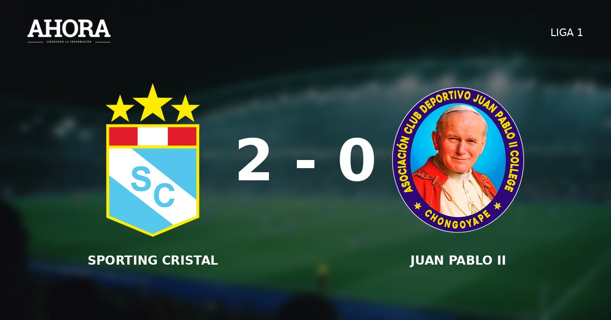 Sporting Cristal venció 2-0 a Juan Pablo II en el Alberto Gallardo