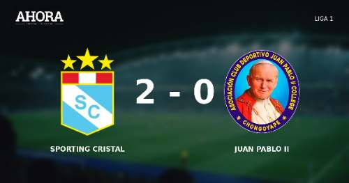 Sporting Cristal venció 2-0 a Juan Pablo II en el Alberto Gallardo