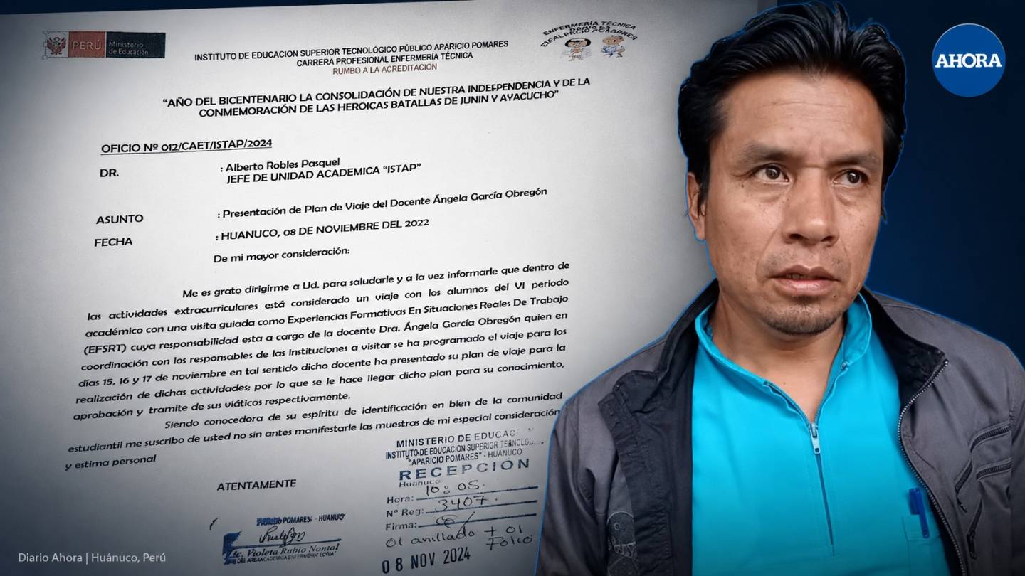 DRE investiga fichas que registran 80 horas de prácticas tras viaje de tres días