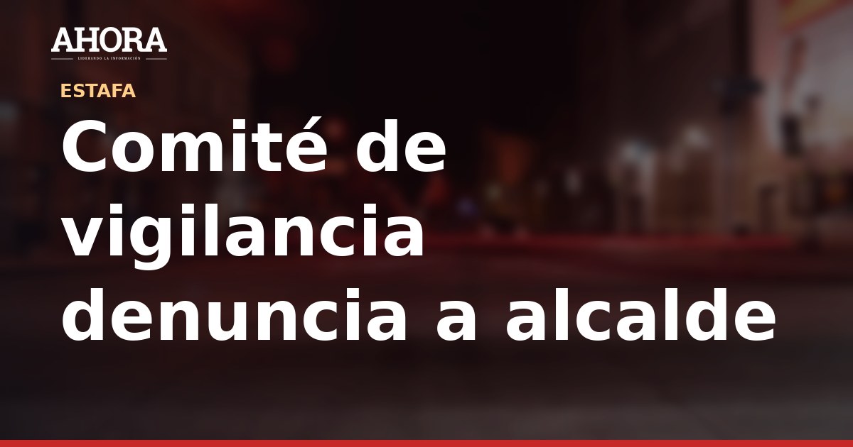 Comité de vigilancia denuncia a alcalde de Miraflores por falsos ingenieros y amenazas