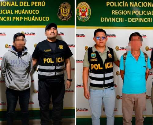 Dictan diez meses de prisión preventiva a dos investigados por terrorismo en Huánuco