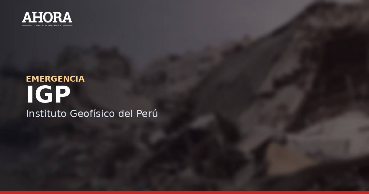 Tres sismos se registran en Tumbes, Junín y Huánuco durante la madrugada