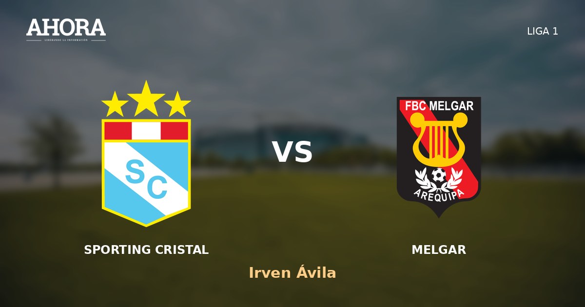 Irven Ávila descuenta para Sporting Cristal ante Melgar en el Torneo Apertura