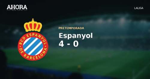 Espanyol golea 4-0 al Pau FC y suma su segundo triunfo en pretemporada