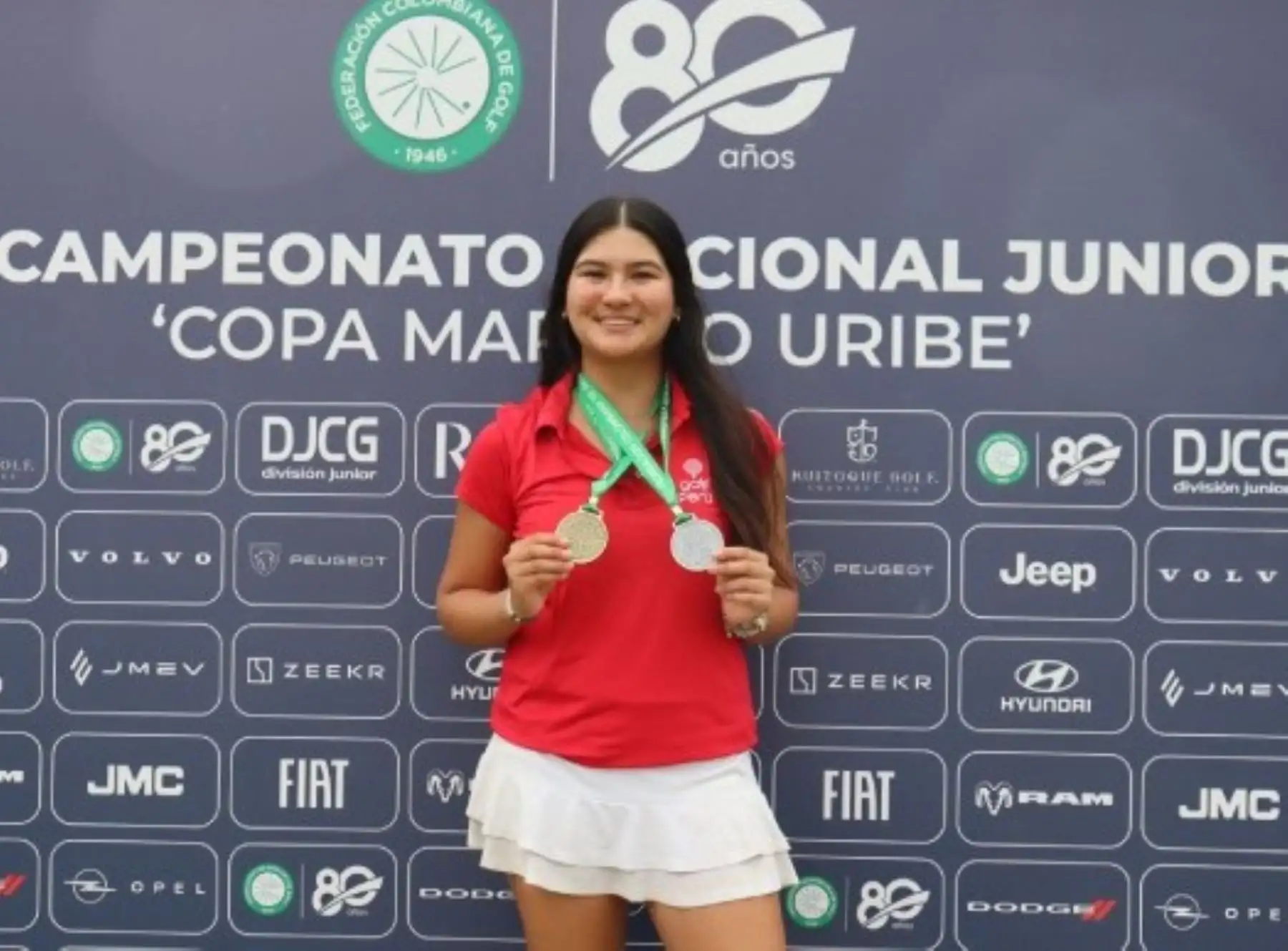 Michelle Miranda, de 15 años, se coronó en el Nacional Junior de Golf de Colombia