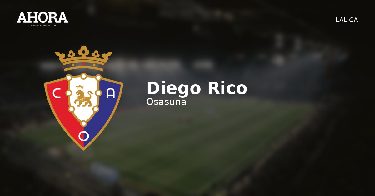 Diego Rico ficha por Osasuna por una temporada con cláusula de 10 millones