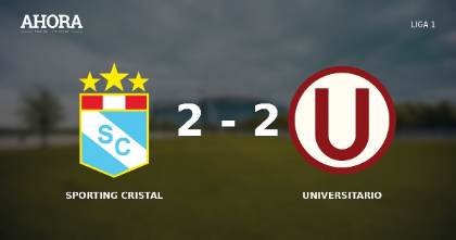 Sporting Cristal y Universitario empatan 2-2 en la ida de la final de la Liga Femenina 2026
