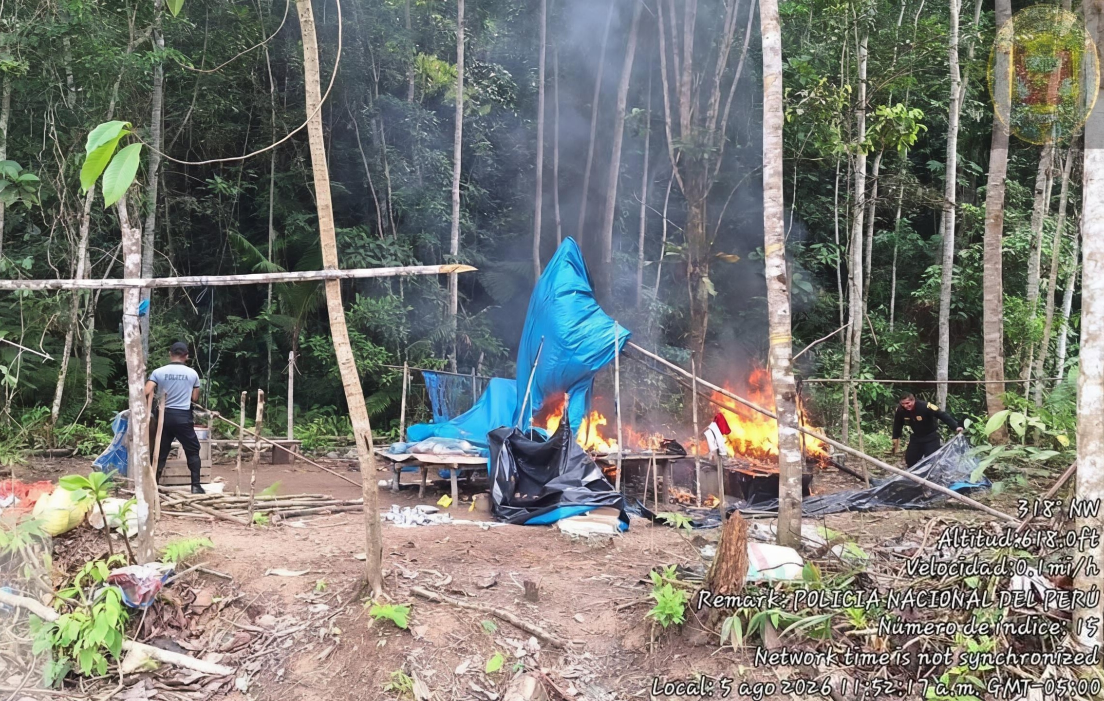 Destruyen equipos utilizados para minería ilegal en Alto Alianza