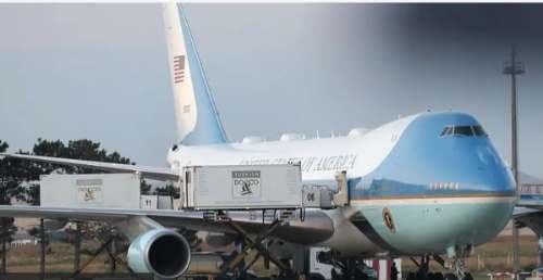Trump cambió de avión oculto en un contenedor ante amenaza iraní