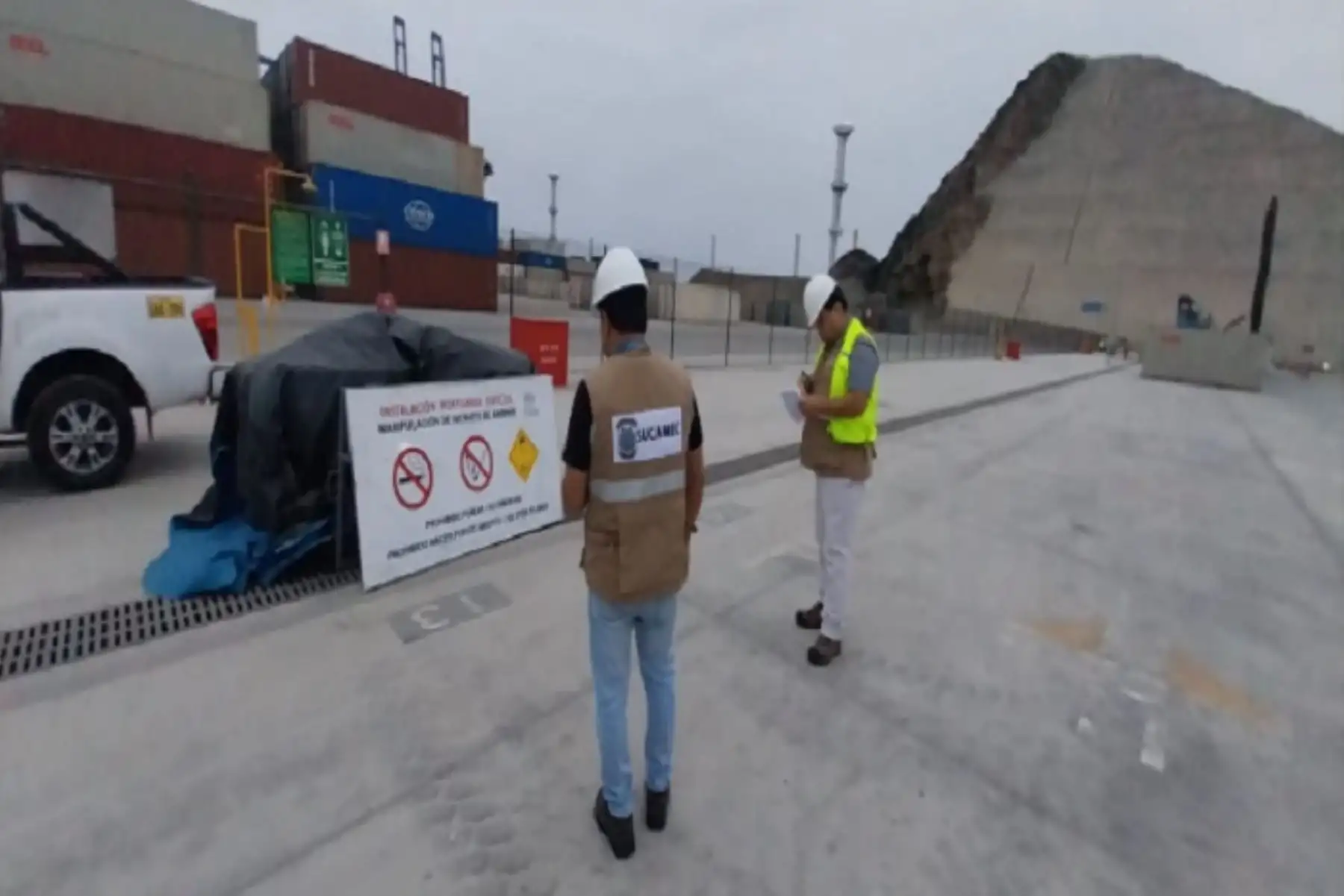Incautan 2.5 toneladas de nitrato de amonio en el megapuerto de Chancay