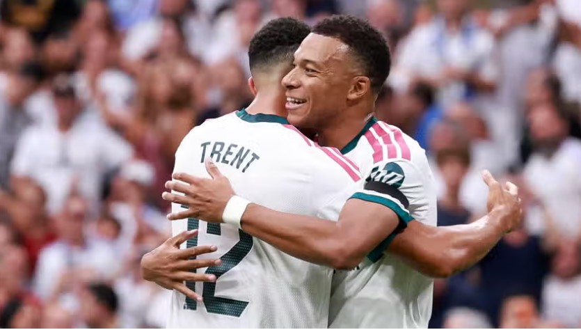 Real Madrid golea al Málaga