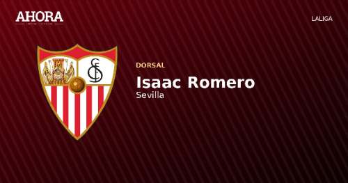 Isaac Romero portará el dorsal 16 del Sevilla FC en la temporada 2026/27