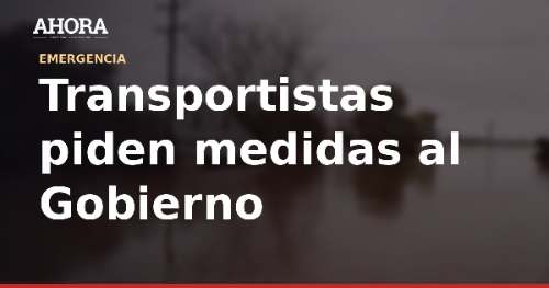 Transportistas piden medidas al Gobierno ante riesgo de El Niño en vías