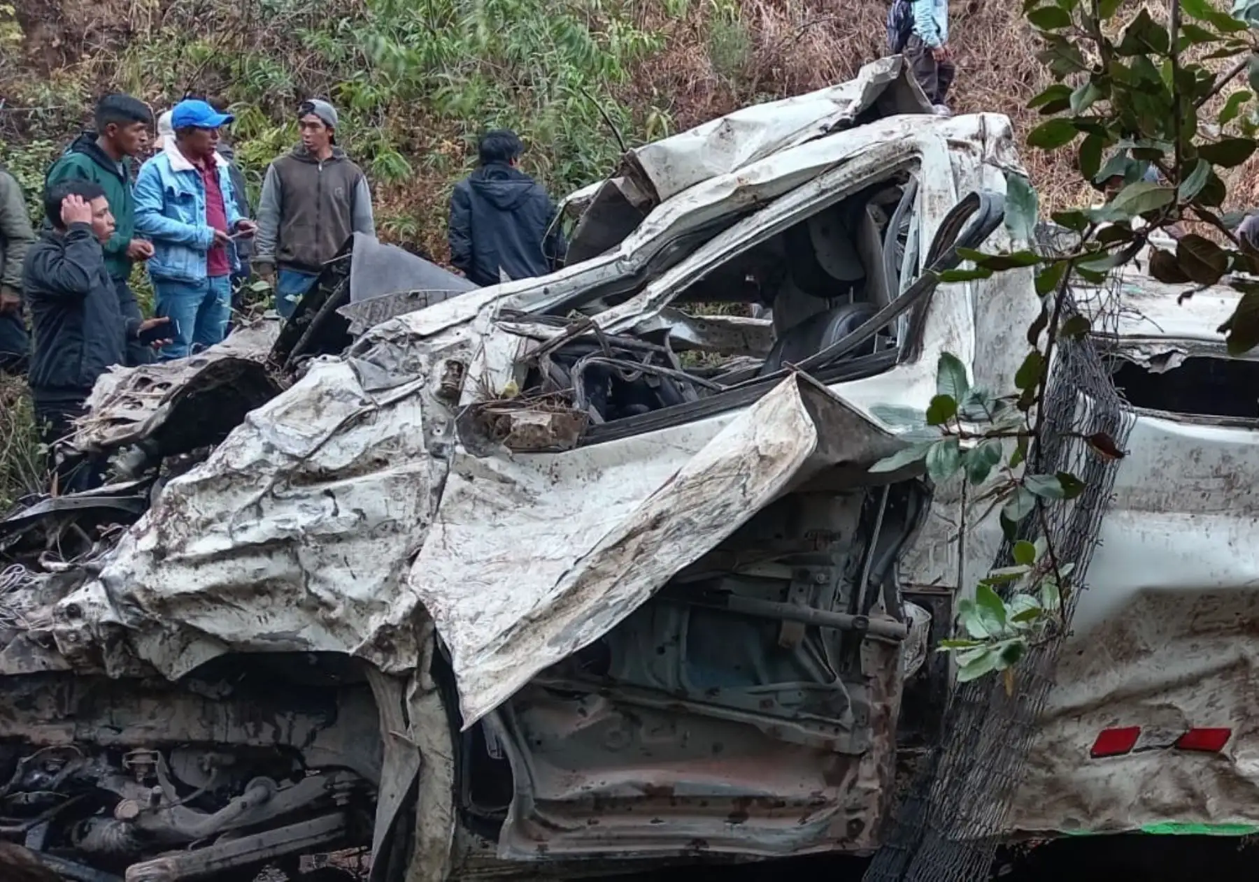 Triple choque en Jauja deja tres muertos y cinco heridos en Pachacayo