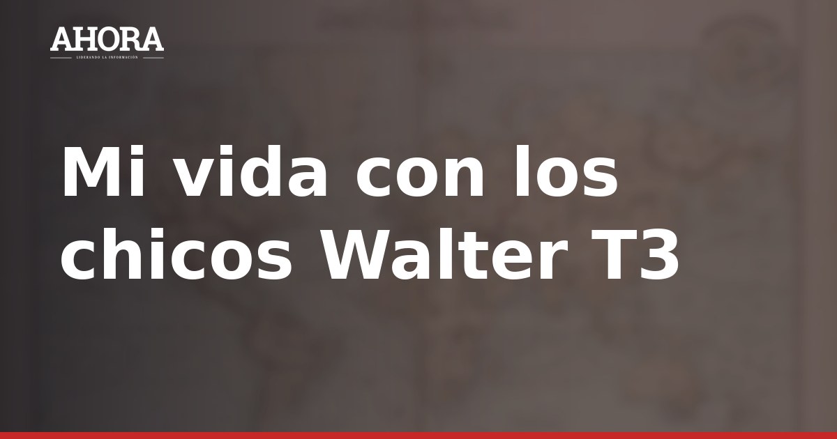 Mi vida con los chicos Walter T3: actores y personajes de la serie de Netflix