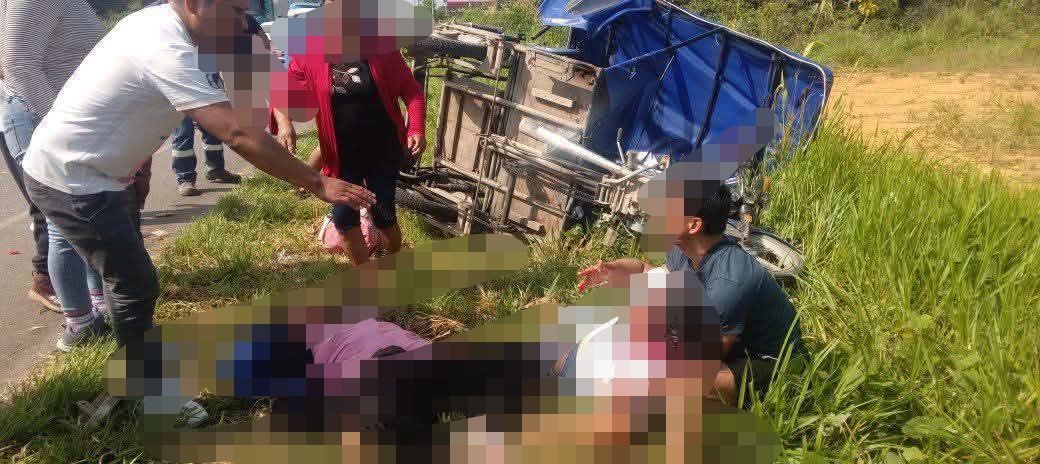 Mujer muere y tres personas resultan heridas en choque en Nuevo Copal
