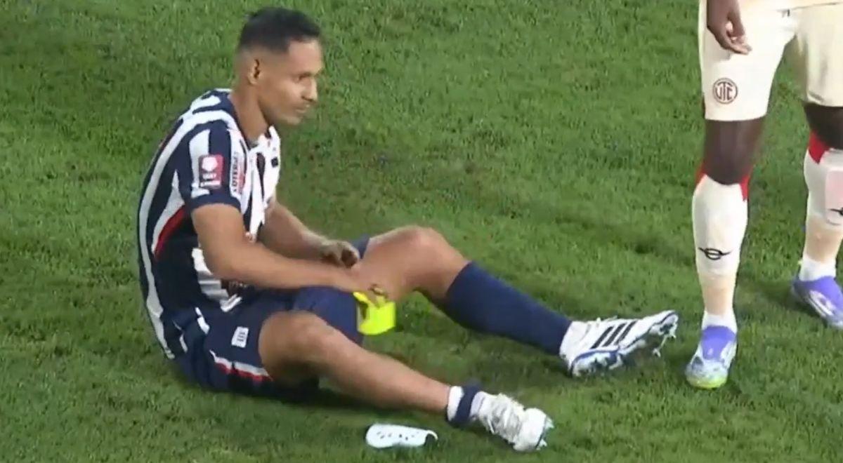 Renzo Garcés sale por dolor ante UTC y Alianza Lima se preocupa por el Clausura