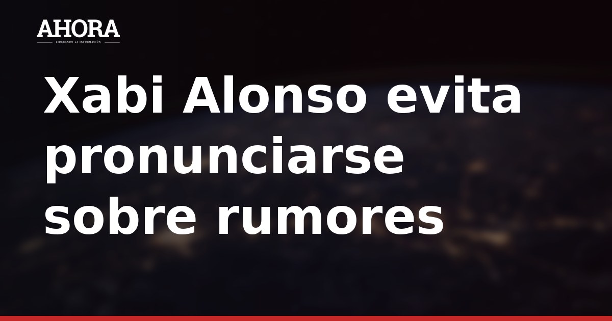 Xabi Alonso evita pronunciarse sobre rumores de fichajes de Welbeck y Henderson