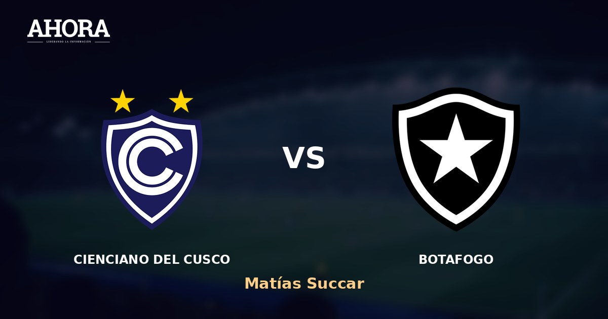 Matías Succar anota histórico hat-trick en el 6-1 de Cienciano sobre Botafogo