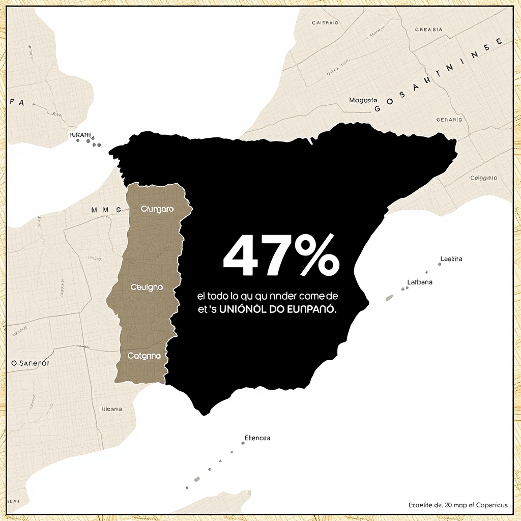 El 47% de lo que arde en la Unión Europea está en España, según Copernicus