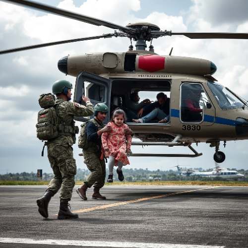 Satipo: Fuerzas Armadas evacúan por vía aérea a joven madre con emergencia obstétrica