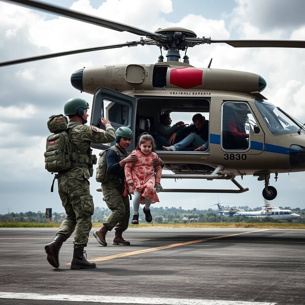 Satipo: Fuerzas Armadas evacúan por vía aérea a joven madre con emergencia obstétrica