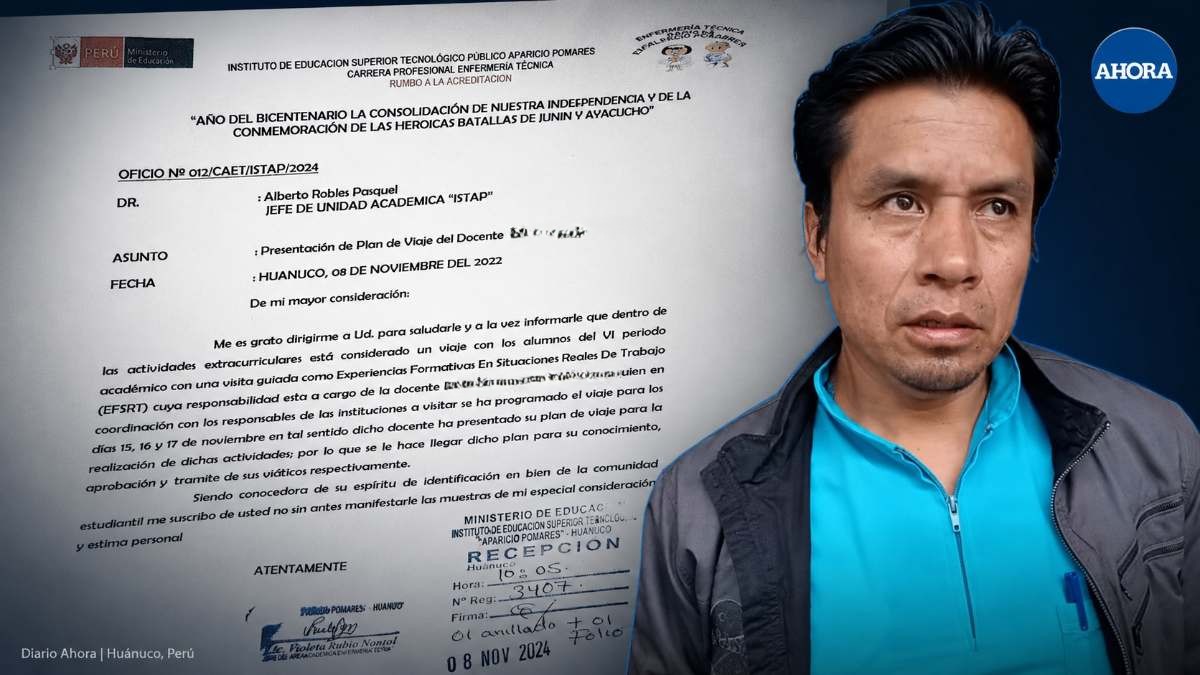 DRE investiga fichas que registran 80 horas de prácticas tras viaje de tres días