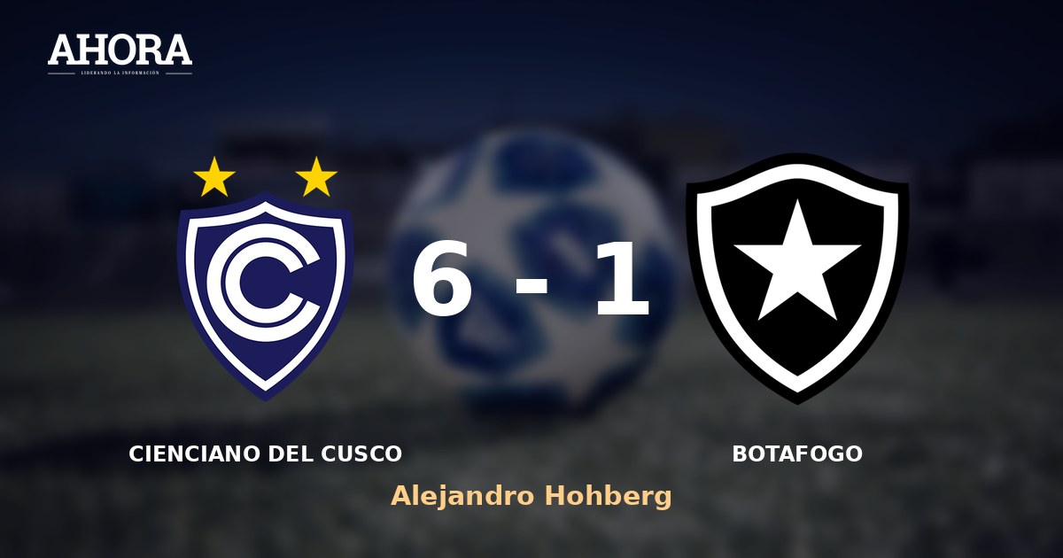 Alejandro Hohberg tras el 6-1 de Cienciano a Botafogo: “No hay que subestimar ni agrandarse”